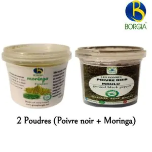 2 Poudres (Poivre Noir + Moringa)