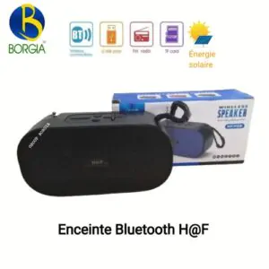 Enceinte Bluetooth Avec Batterie Solaire H@F