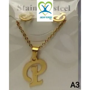 Ensemble Chaîne Boucle d'Oreille P