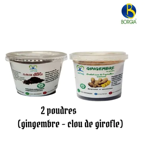 2 Poudres (Clou De Girofle + Gingembre)
