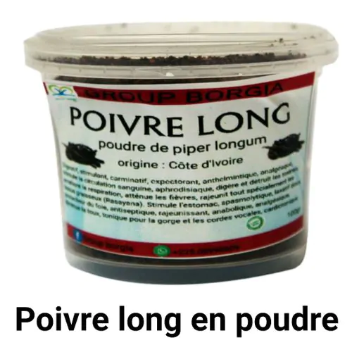 Poudre De Poivre Long Noir