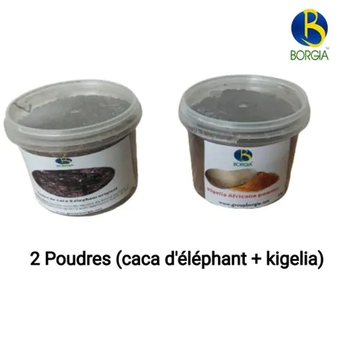 2 Poudres (Caca D'éléphant + kigelia)