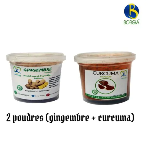 2 Poudres (Curcuma + Gingembre)