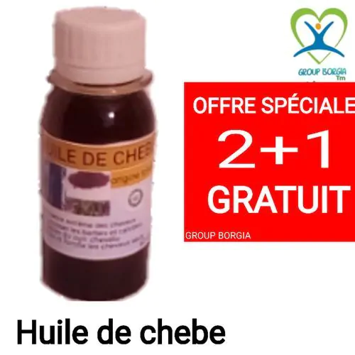 Lot De 2 Huiles De Chébé + 1 Gratuit