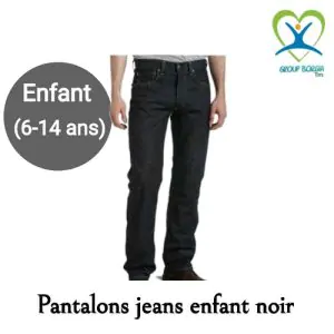 Pantalons Jeans Enfant Noir
