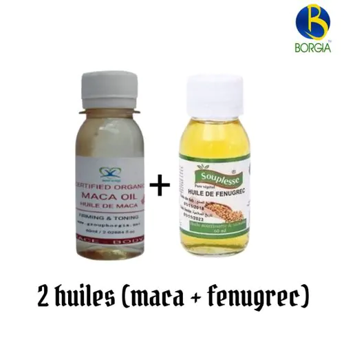 2 Huiles (Fenugrec + Maca)