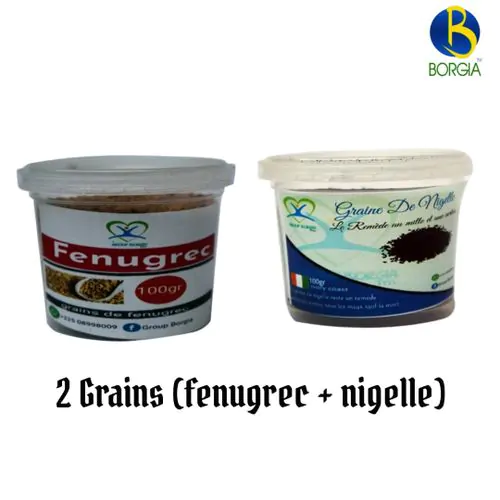 2 Graines (Fenugrec + Nigelle)