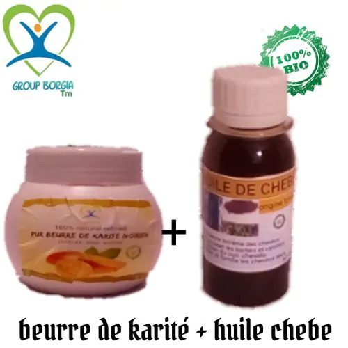 Huile De Chebe + Beurre De Karité