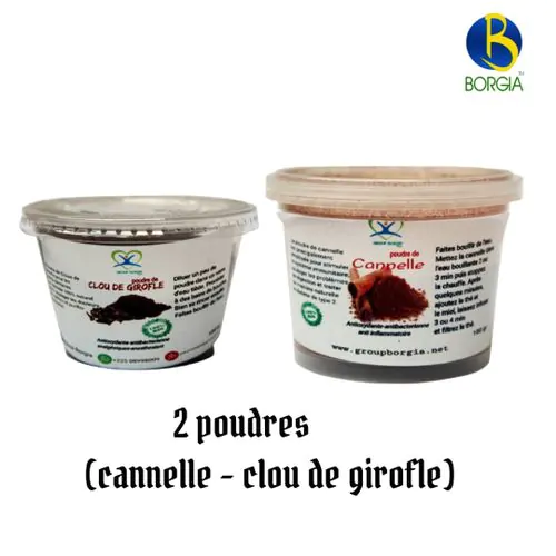 Kit 2 Poudres (cannelle + Clou De Girofle)