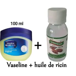 Vaseline 100 Ml + Huile De Ricin