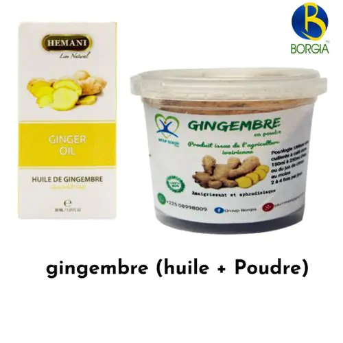 Kit Gingembre (huile + Poudre)