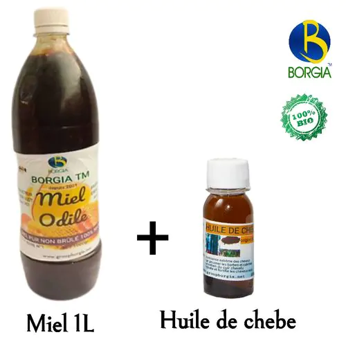 Huile De Chébé + Miel Pur 1L