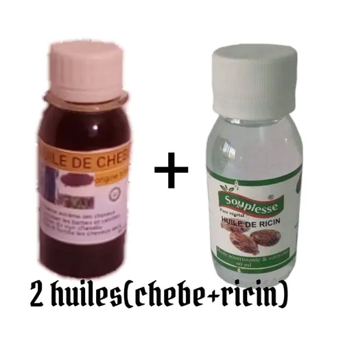 2 Huiles(chebe + Ricin)