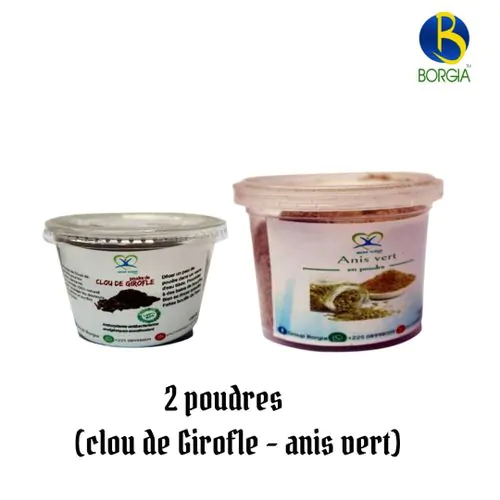 2 Poudres (Clou De Girofle + Anis Vert)