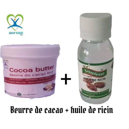 Beurre De Cacao + Huile De Ricin