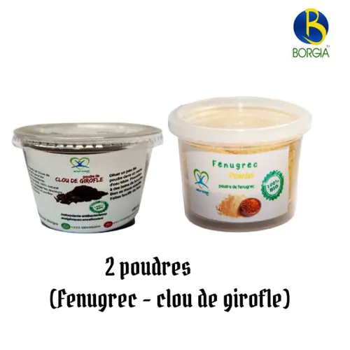 2 Poudres (Fenugrec + Clou De Girofle)