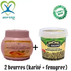 2 beurres (fenugrec + karité)