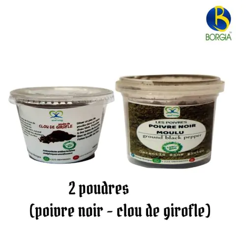 2 Poudres (Poivre Noir + Clou De Girofle)