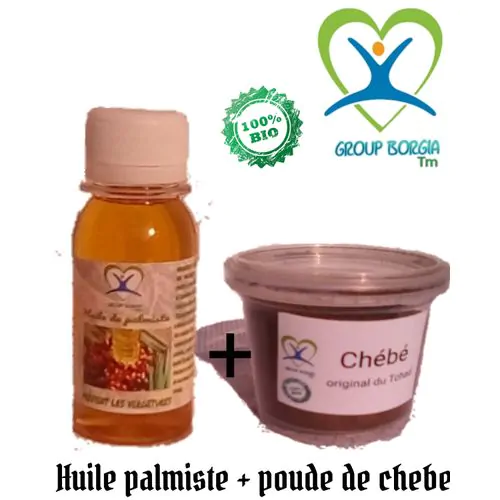 Poudre De Chebe + Huile De Palmiste