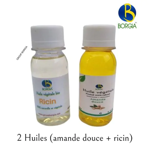 2 Huiles(amande Douce + Ricin)