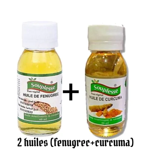 2 Huiles(fenugrec + Curcuma)
