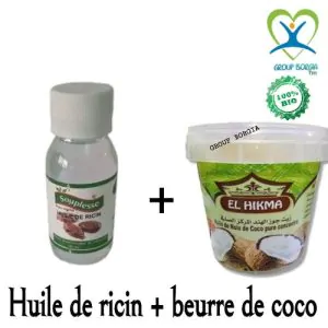 Beurre De Coco + Huile De Ricin