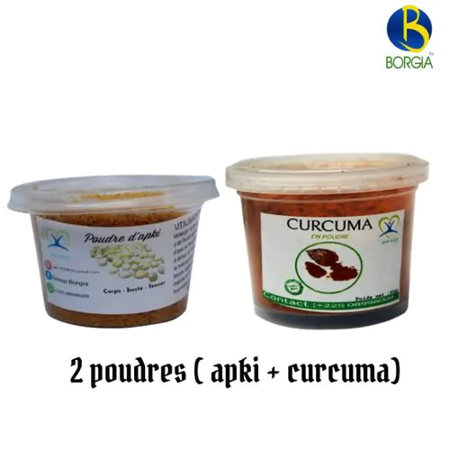 2 Poudres (Curcuma + Apki)