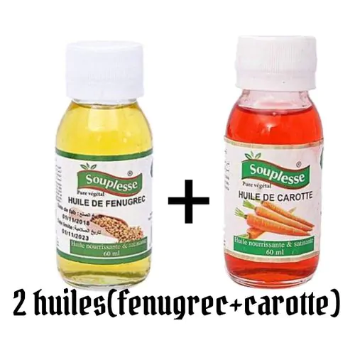 2 Huiles(fenugrec + Carotte)