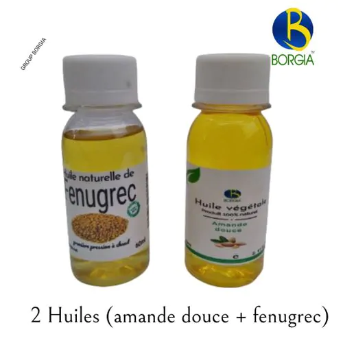 2 Huiles(amande Douce + Fenugrec)