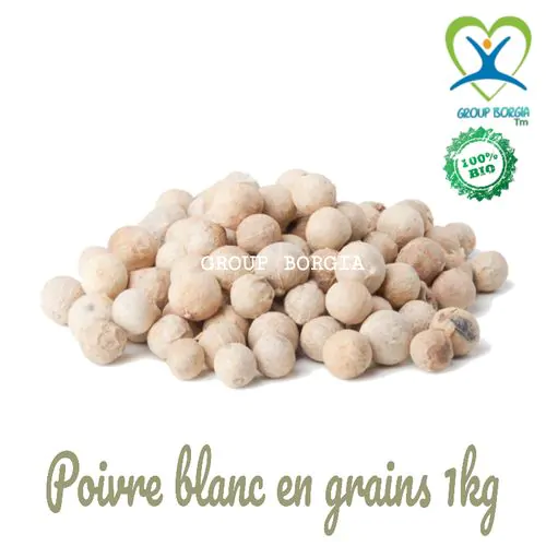 Poivre Blanc En Grains 1kg