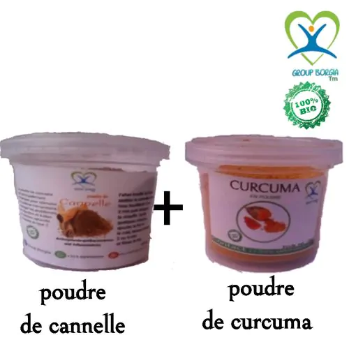 2 Poudres (Curcuma + Cannelle)