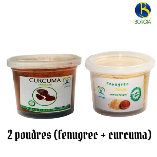 2 Poudres (Fenugrec + Curcuma)