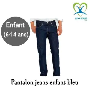 Pantalon Jeans Enfant Bleu