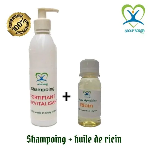 Shampoing + Huile De Ricin Bio