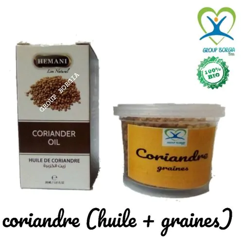 Kit Coriandre (huile + Graines)