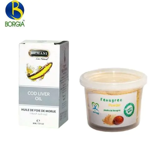 Huile De Foie De Morue + Poudre De Fenugrec
