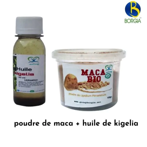 Poudre De Maca + Huile De Kigelia