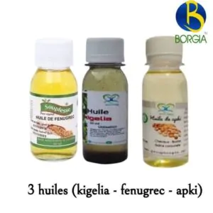 3 Huiles (Kigelia + Fenugrec + Apki)