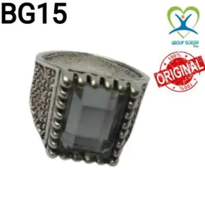 Bague Inox Cristal BG15