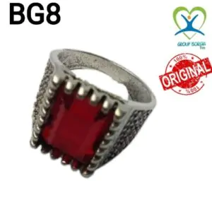 Bague Inox Cristal BG8