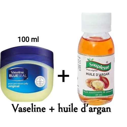 vaseline 100 ml + huile d’argan