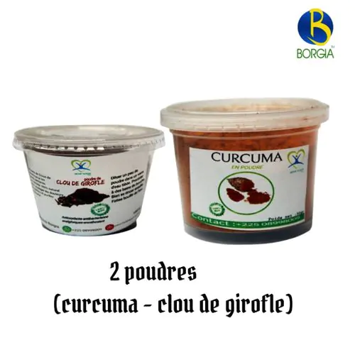 2 Poudres (Curcuma + Clou De Girofle)