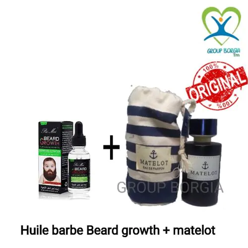 Huile Barbe Beard Growth + Parfum Matelot