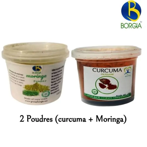 2 Poudres (Curcuma + Moringa)