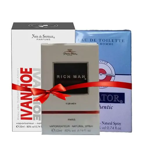 Lot De 3 Parfums (Aviator + Ivanhoe + Rich Man)