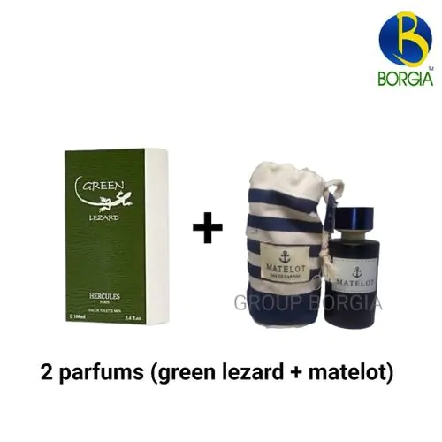 2 Parfums Green Lezard + Matelot