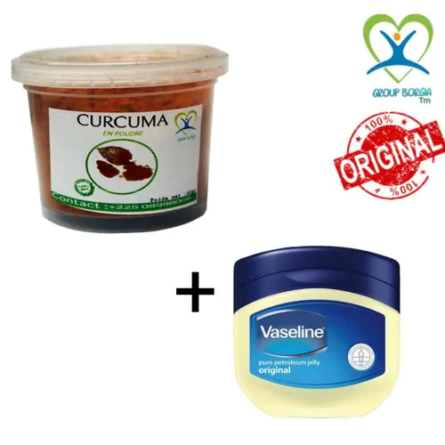 Poudre De Curcuma + Vaseline 100ml