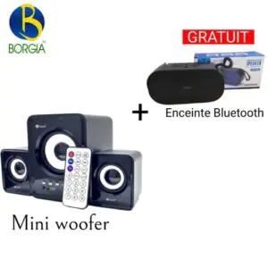 Kisonli Mini Chaine Ouffer + Enceinte Bluetooth H@F Gratuit