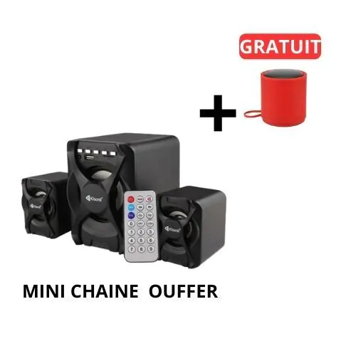 Kisonli Mini Chaine Ouffer + Enceinte Bluetooth Gratuit