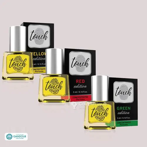 3 Parfums TOUCH jaune Rouge Vert